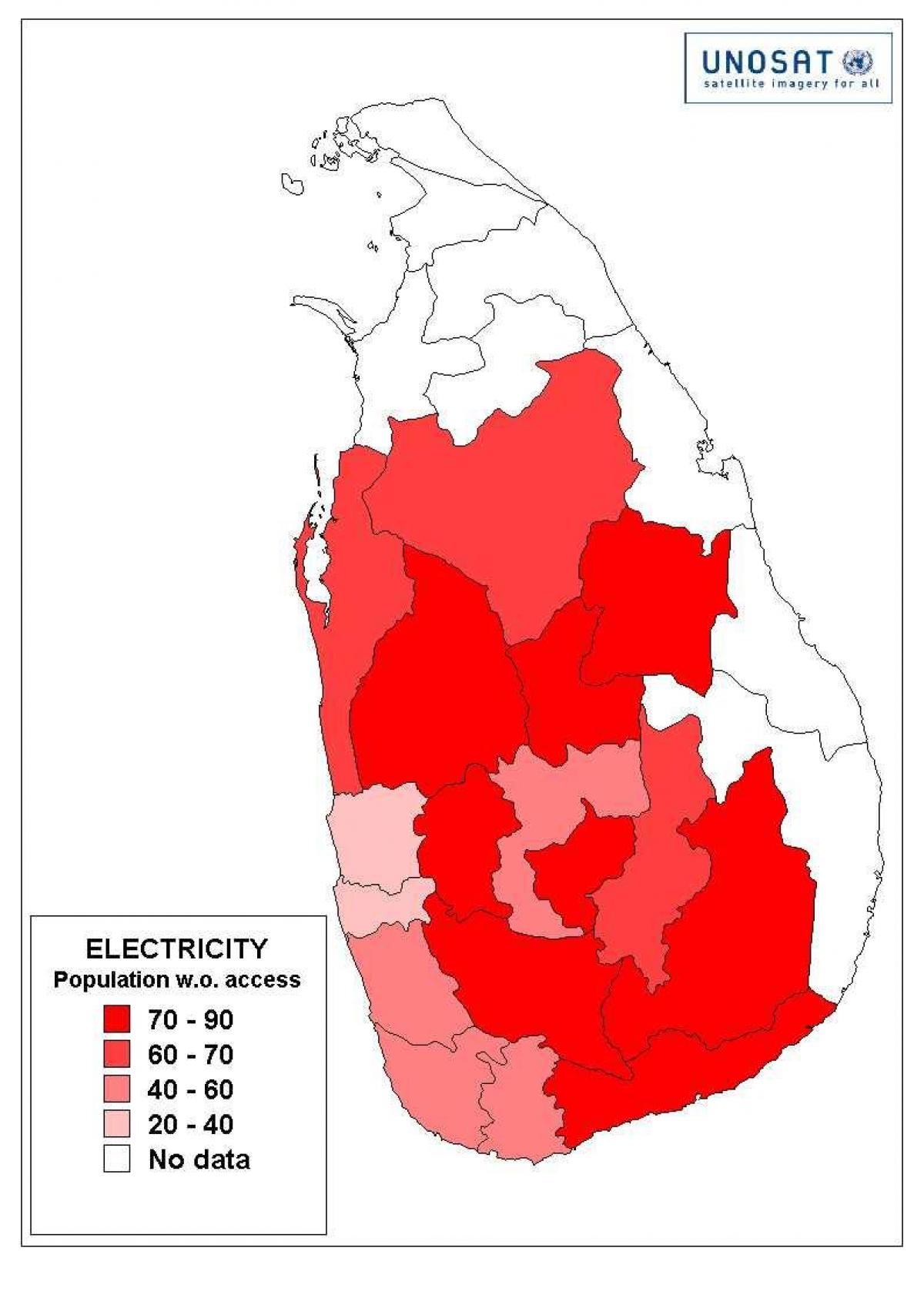 Sri Lanka dân bản đồ