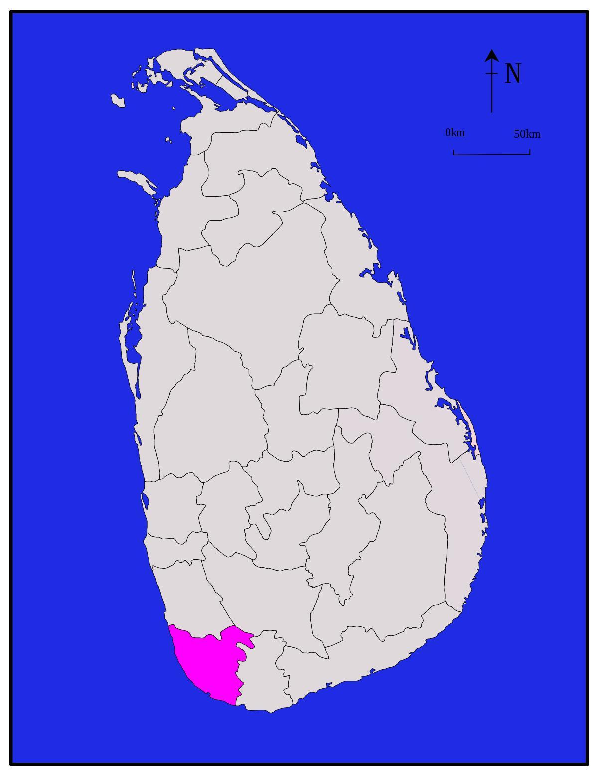 bản đồ hòa Sri Lanka