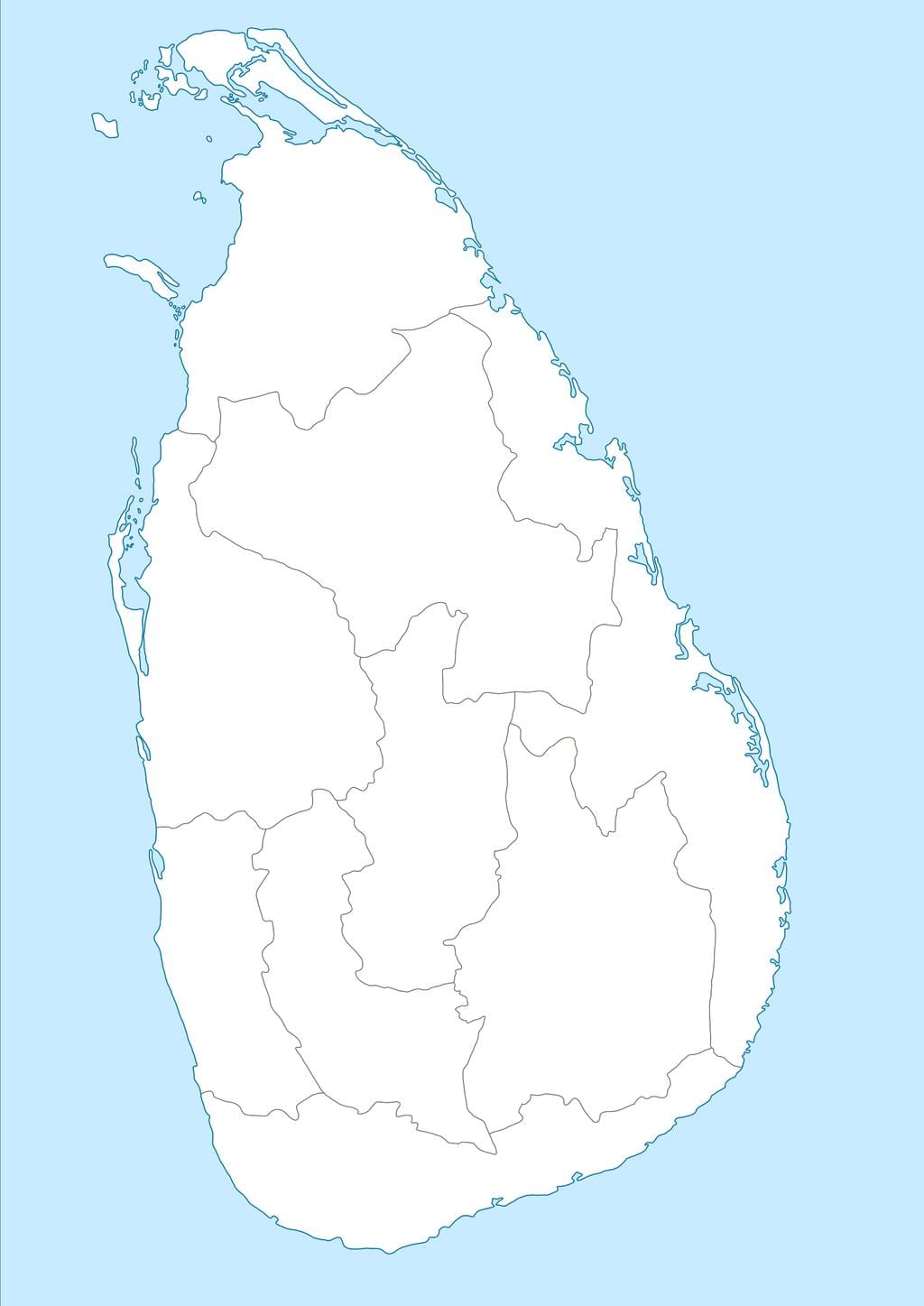 bản đồ của Sri Lanka nidan
