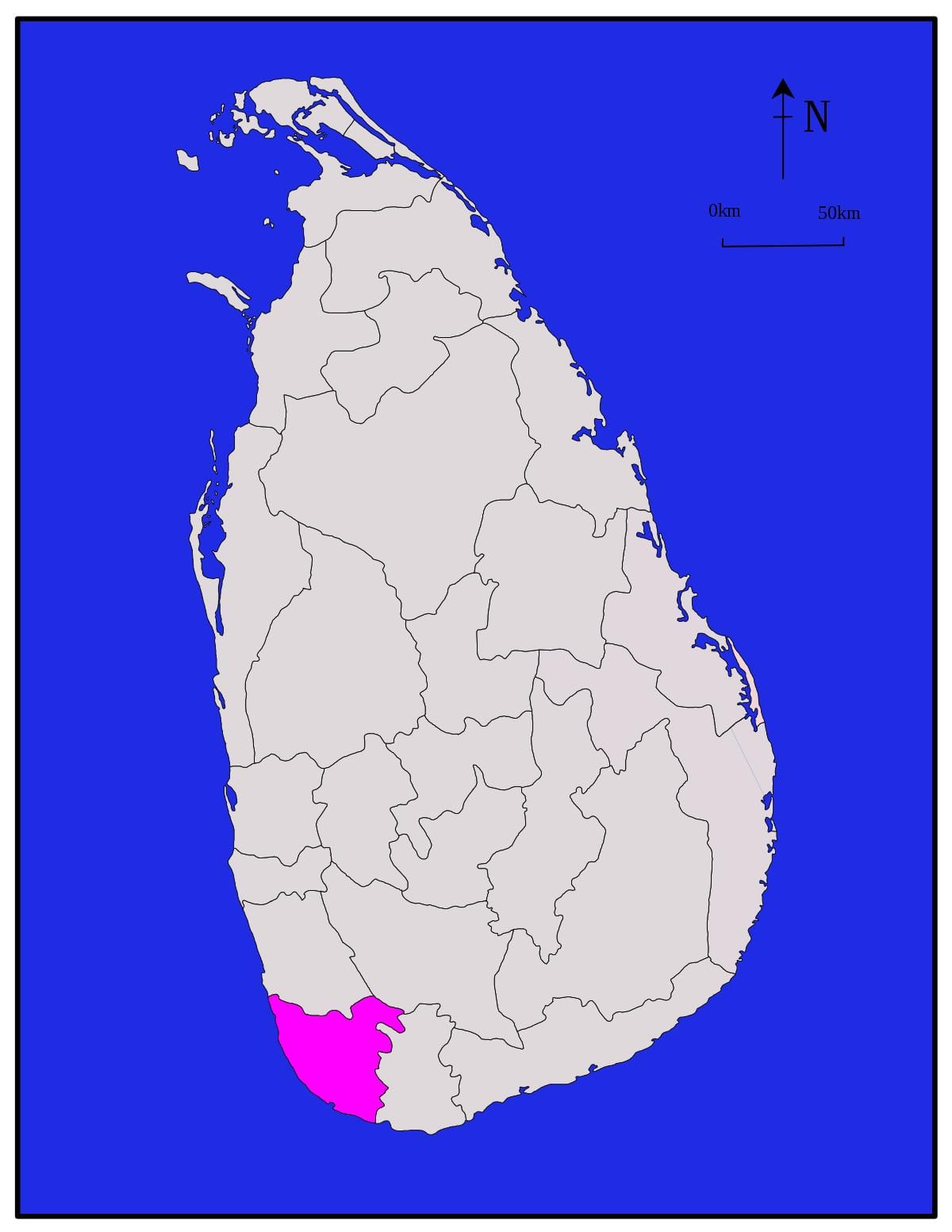 bản đồ hòa Sri Lanka