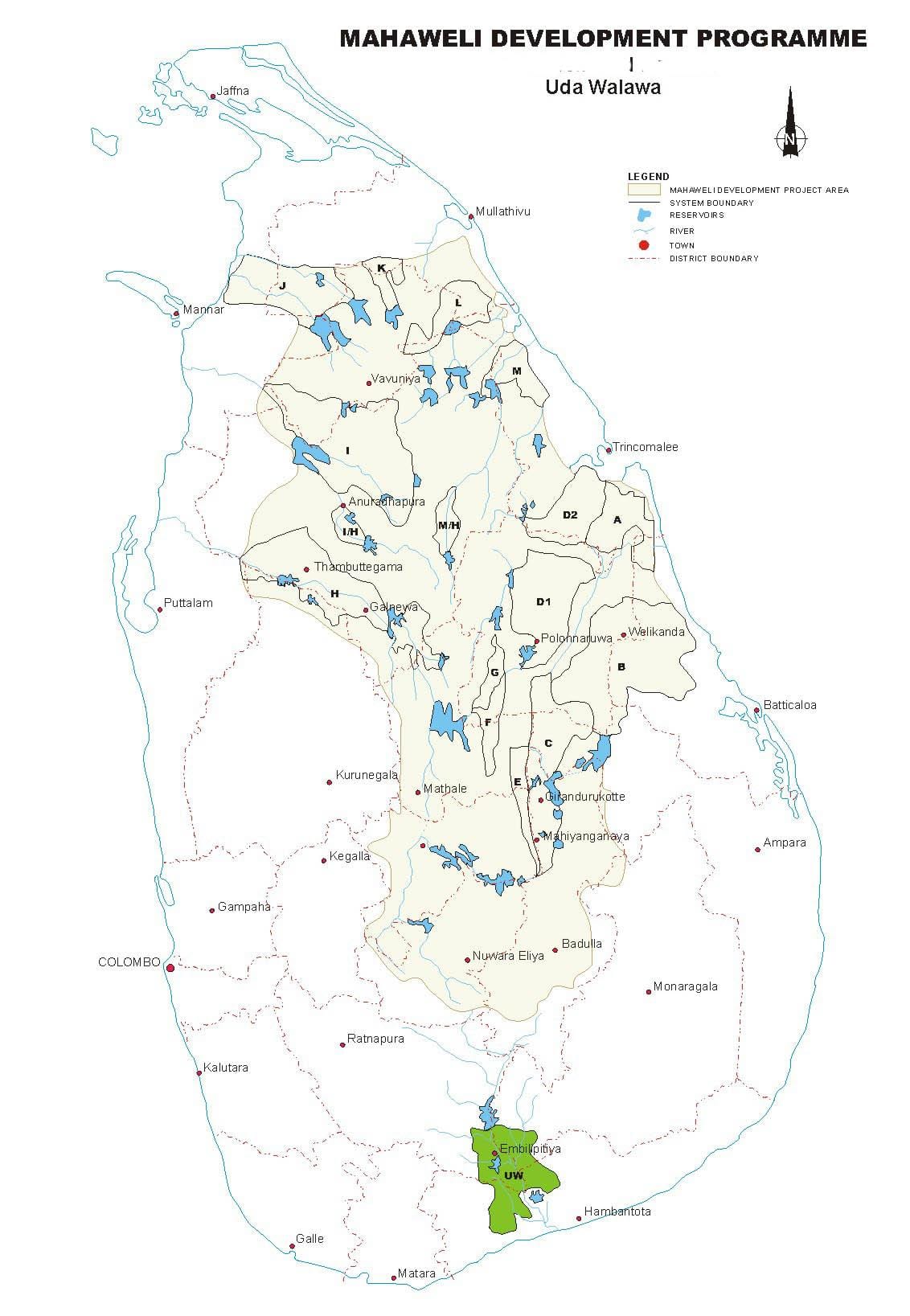 bản đồ của xe tăng ở Sri Lanka