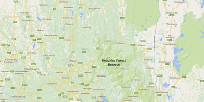 Bản đồ của đốt ngón tay Sri Lanka