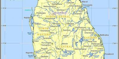 Sri Lanka tàu mạng bản đồ
