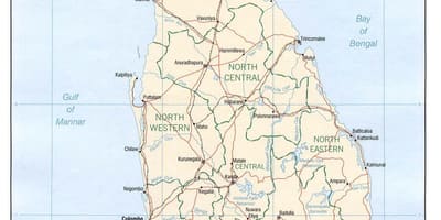 Sri Lanka gps bản đồ trực tuyến