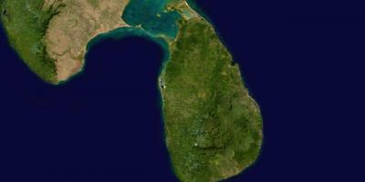 Trực tuyến, bản đồ vệ tinh của Sri Lanka