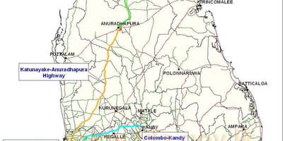 Mới lộ bản đồ ở Sri Lanka