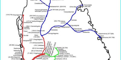 Đồ tuyến đường sắt Sri Lanka