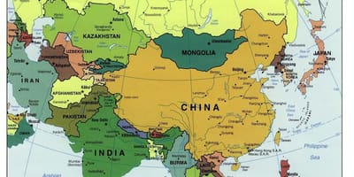 Sri Lanka bản đồ ở châu á