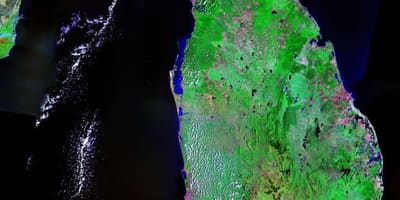 Bản đồ của Sri Lanka bản đồ trực tuyến