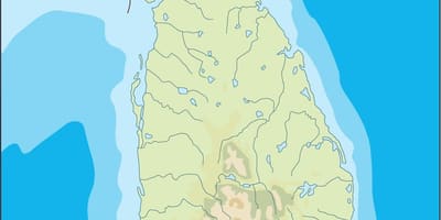 Sri Lanka véc tơ bản đồ
