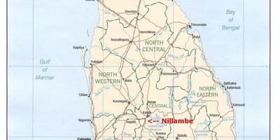 Bản đồ của Sri Lanka nhà