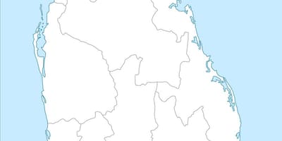 Bản đồ của Sri Lanka nidan