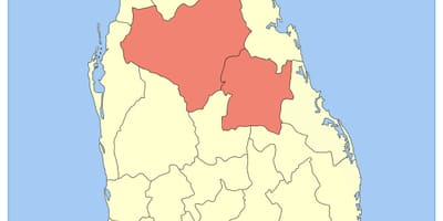 Tỉnh Sri Lanka bản đồ