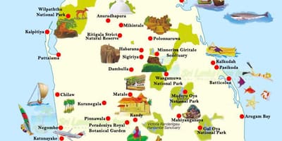 Bản đồ unawatuna Sri Lanka