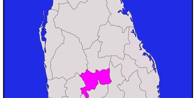 Yên ở Sri Lanka bản đồ